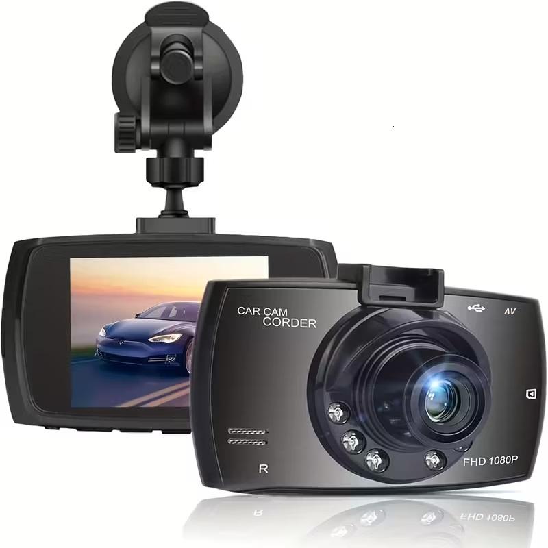 1080p HD Dashcam with Infrared Night Vision, Loop Recording, and 24-Hour Parking Surveillance