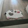 Alfombrillas de Suelo para Baño de Vaca Lindas de Dibujos Animados, Alfombrillas Antideslizantes y Absorbentes de Agua para Baño, Alfombras de Dormitorio, Decoración del Hogar