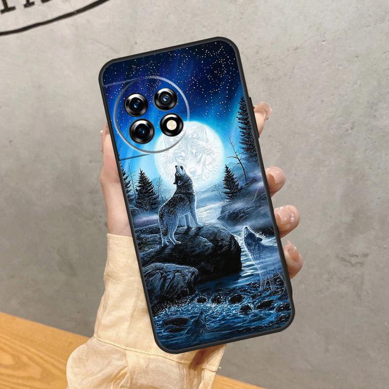 

Moon Roaring Wolf Case For OnePlus 8 9 10 Pro 15 13 12 11 13T 13R 12R 10T 8T Nord CE 5 2 3 4 Lite N20 N30 Cover OnePlus 9Pro