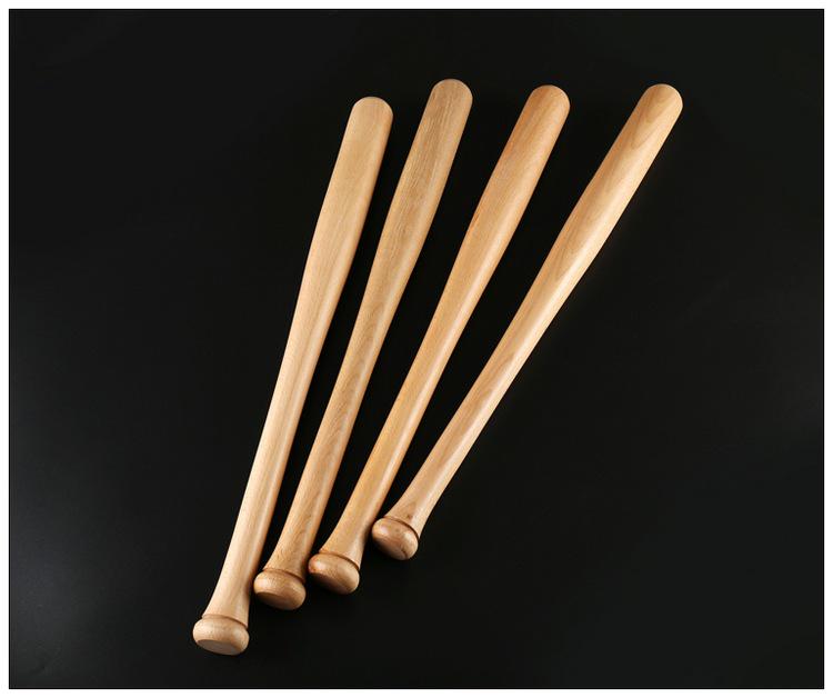 Kij baseballowy i softballowy z litego drewna bukowego: Pogrubione do użytku w nagłych wypadkach