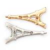 Vergoldete/Versilberte Eiffelturm Brosche Strass Brosche Kleidung Dekorative Schmuck Accessoires