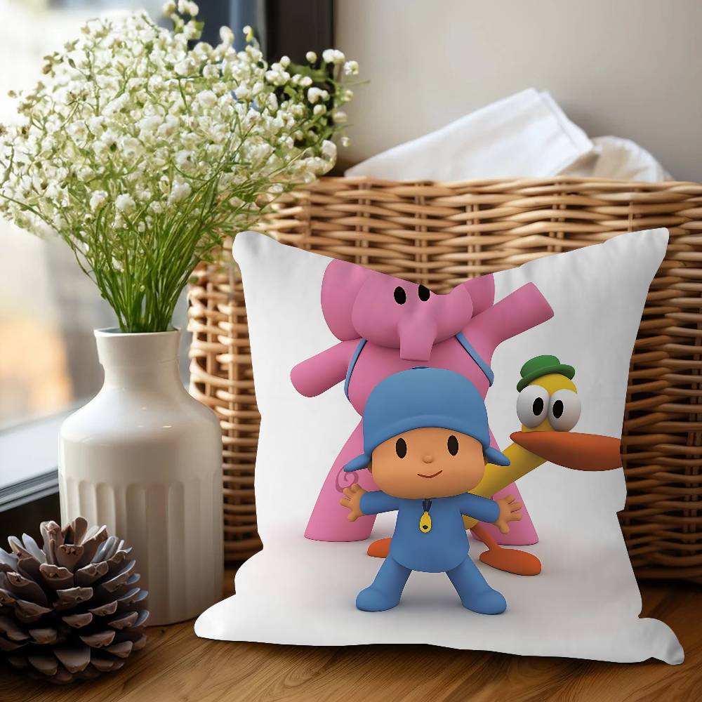 P-Покойо Мультяшная Наволочка Мультяшный Подарок Наволочка Декор Спальни Дом Диван Кресло Сиденье Наволочка 16x16Inch