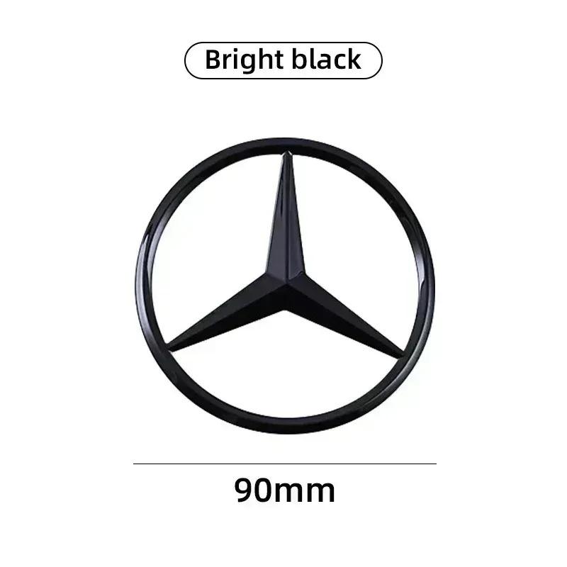 9cm ABS Car Rear Decal Trunk Emblem Sticker For Mercedes Benz S320 W164 W203 W204 W168 C180 E320 A200 CLA CLK CLS ML A11