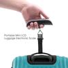 10g/50kg Přenosná digitální váha na zavazadla Mini LCD cestovní váha Elektronická kuchyňská váha Váha Váha Váha s háčkem