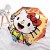 1pc Hello Kitty Automatic Opening/Closing Umbrella - Portable Three-Fold Design with 8-Bone Iron Frame - Outdoor, Gift for Fans, Travelers, Everyday U