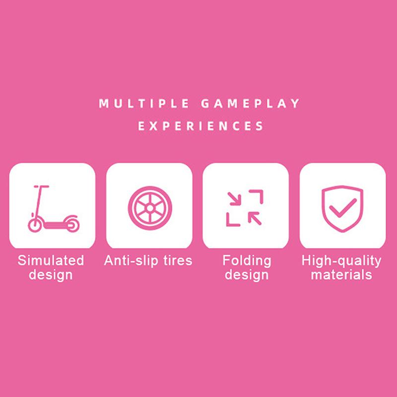 Kids Creative Finger Scooter Kick Scooter Finger BMX Foldable T-type Finger Scooter With Brake Educational Toys