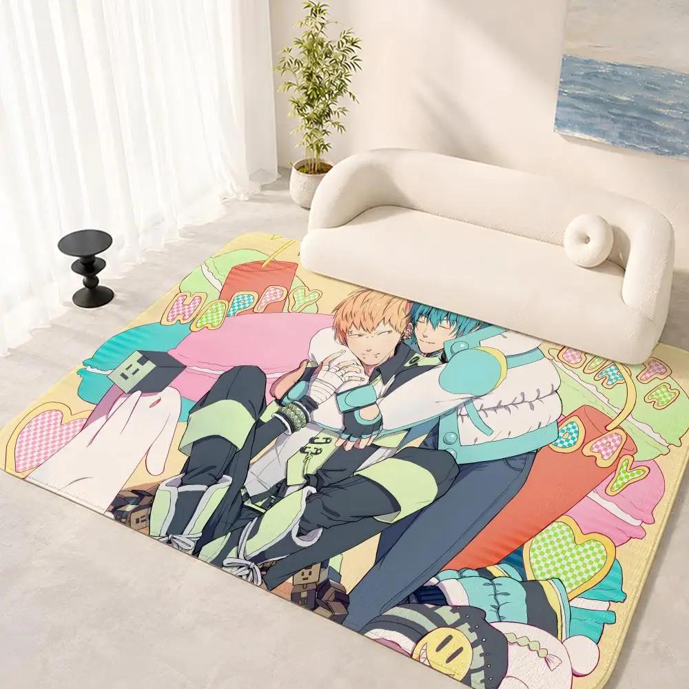 Anime Hot D-DRAMAtical MurderS Floor Mat Floor Mat Soft Flannel Non-Slip Door Rug for Living Room