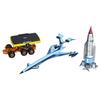 Bellfine Thunderbird Mechanic Selection Part 1 (1/144, 1/250, 1/500 Scale) Plastic Model BP018 Pre-Colored, 9.1" L X 4.3" W X 4.3" H