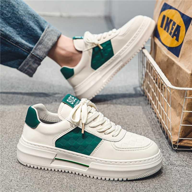 Men's shoes autumn new breathable little white shoes boys trend versatile platform sports shoes casual board shoes trendy shoes