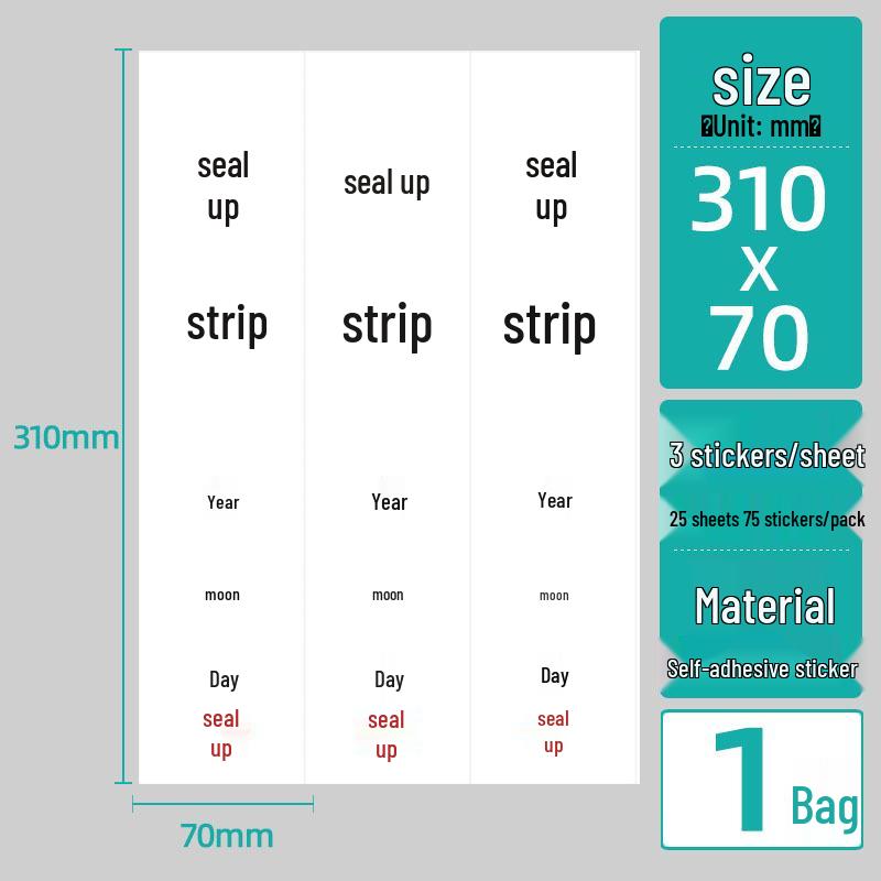Custom Fire Extinguisher Seal & Label Self-Adhesive Strip