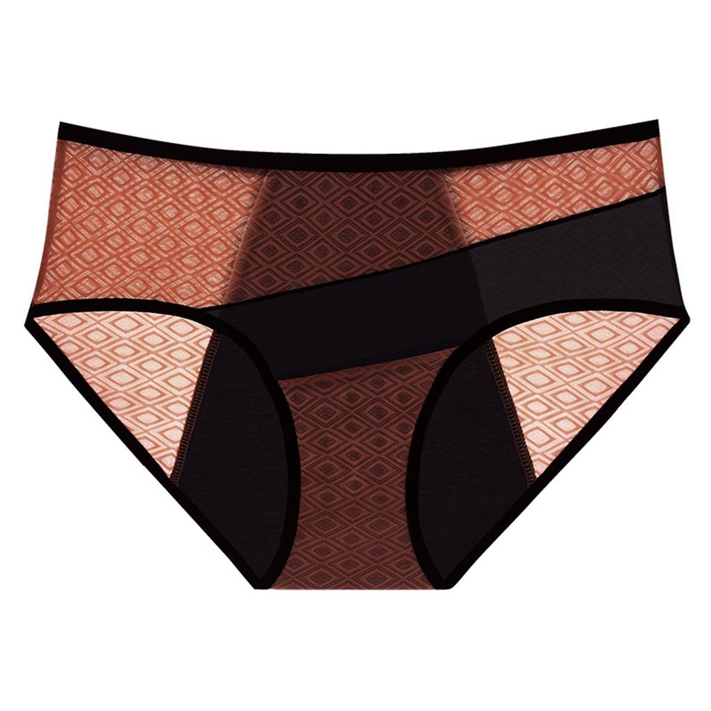 Ladies' Mid Waist Breathable Physiological Underwear, Menstrual Hygiene Pants