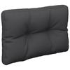 Vidaxl Pallet Sofa Cushions, 2 Pcs, Black, Fabric