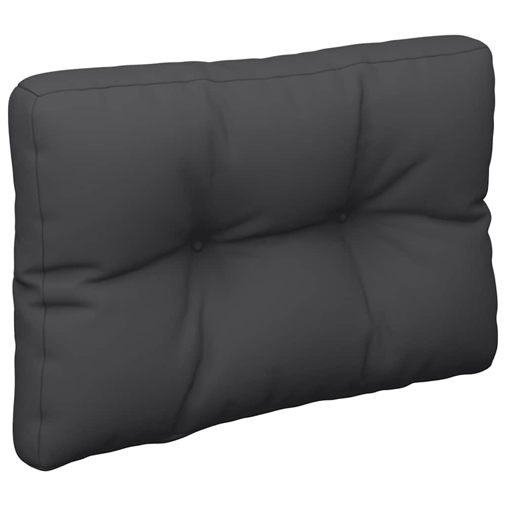 Vidaxl Pallet Sofa Cushions, 2 Pcs, Black, Fabric