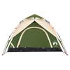 Dome Camping Tent for 3 Persons Green Quick Release