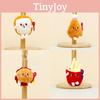 Adorable French Fries And Burger Plush Keychain Doll Cute Couple Backpack Pendant Toy