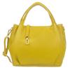 Women's Leather Shoulder Bag Vera Pelle Mustard Bag