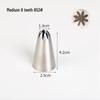 ZISIZ Piping Nozzle Set for Cake and Cookie Decorating