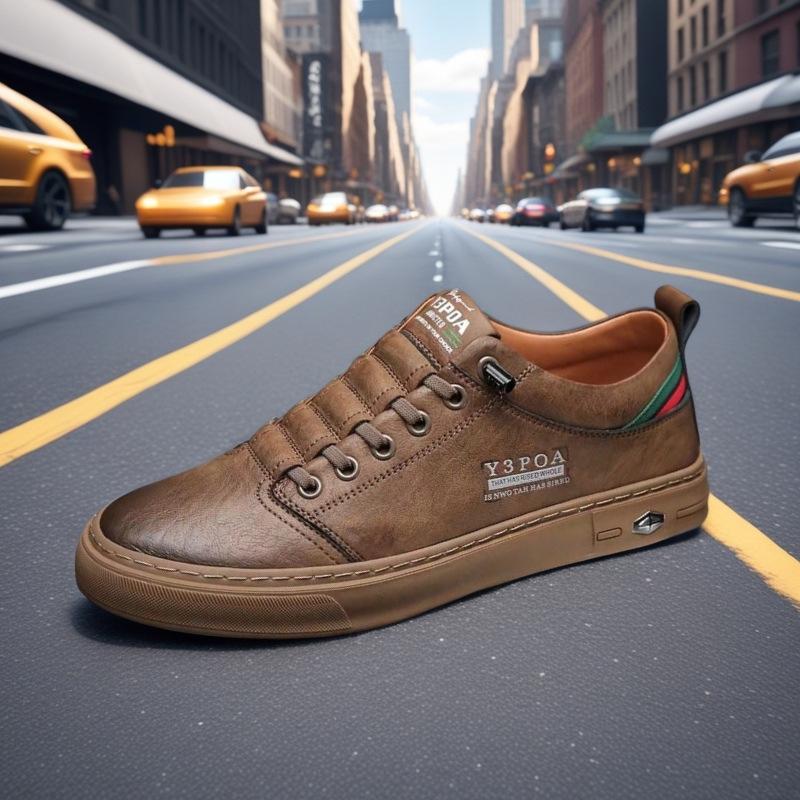 Neue Beliebte Herrenschuhe aus Weißem Leder: Handgefertigt, Weiche Sohle & Oberfläche, Trendige & Vielseitige Freizeitsneaker.