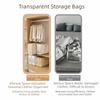 Transparent PVC Clothes Storage Bag Large Capacity Moving Packing Bag  Bedroom