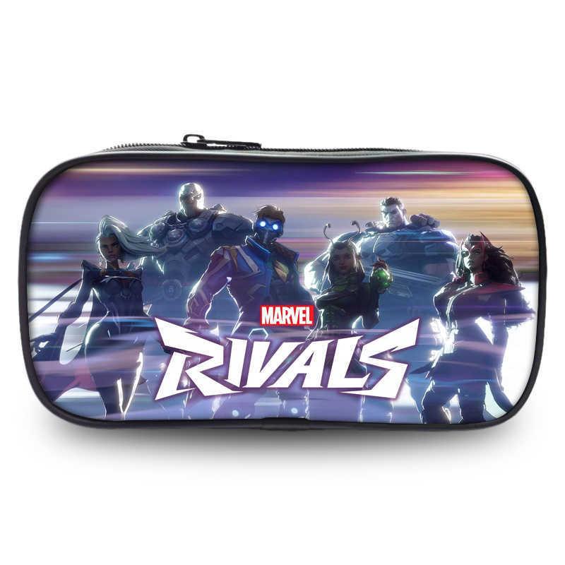 Marvel Rivals Pencil Case Large Capacity Student Stationery Organizer For Kids