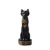 Statua Forma Gatto Egiziano Resina Decorazione Vintage Casa Auto Scrivania Ornamento Statuette Miniature Decorazione Artigianato Decorazione Casa