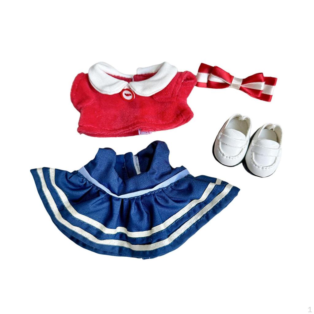 Plush Doll Clothes ,Stuffed Animals Clothes, Accessories for 10-15cm Photo Props
