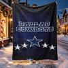 Dallas Cowboys Pattern Blanket for Home Decoration, Bed, Sofa, Car Travel, Camping, Suitable for All Seasons, Birthday Christmas Gift
