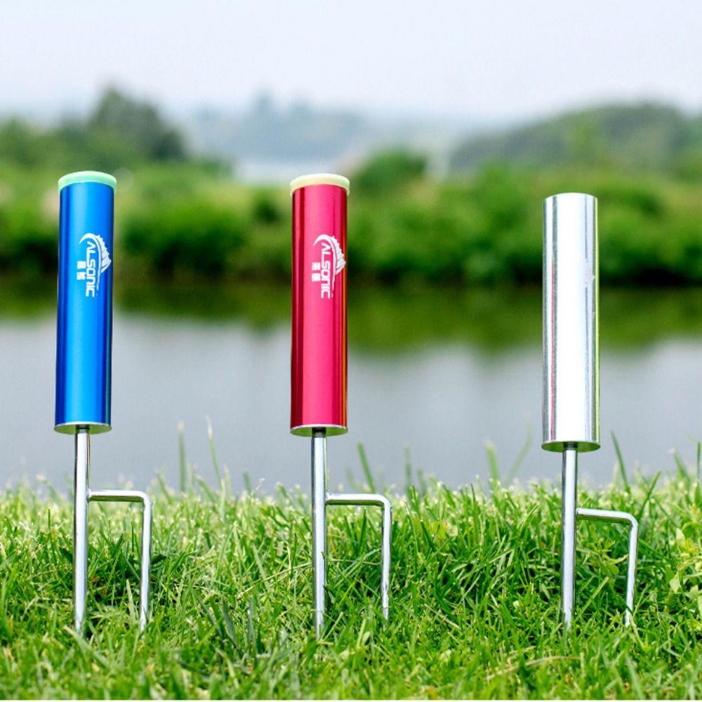 Ground Insertion Fishing Rod Holder Metal Fishing Rod Socket Sea Rod Bracket  Fishing Rod