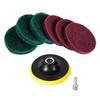 Electric Drill Brush Kit Power Scrubber Attachments for Car Tires Bathroom Tile Kitchen Sink Grout Cleaning Plastic Tools