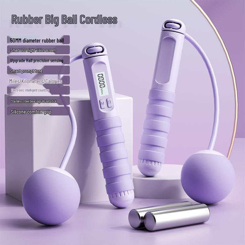 Electronic Cordless Jump Rope for Adult Fitness & Weight Loss