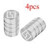 For Zeekr 001 MIX 009 007 Zeekr X 7X 4pcs Car Wheel Tire Air Valve Caps Stem Cover Caps Airdust Covers with Brand Valve Stems 1