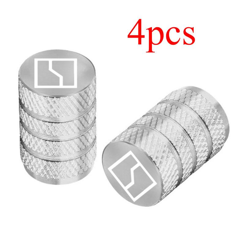For Zeekr 001 MIX 009 007 Zeekr X 7X 4pcs Car Wheel Tire Air Valve Caps Stem Cover Caps Airdust Covers with Brand Valve Stems 1