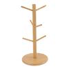 Coffee Cup Holder Space Saving Bamboo Coffee Mug Tree Rack Holder Organizer for Storage Display