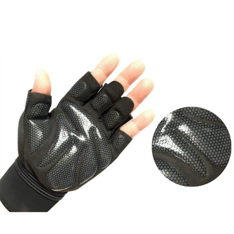 Weight Lifting Gym Gloves Men Sports Gloves Fitness Workout Exercise Training Protect Wrist Weightli