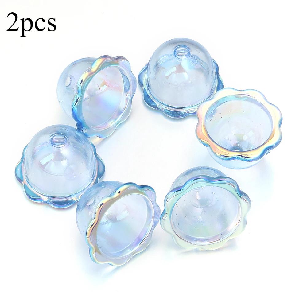 Glitter Wind Bell Spacer Jellyfish Beads Ornament DIY Decoration Phone Chain Ornament Making Accessories Handmade Crafts