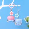 1Pcs 5G Mini Empty Plastic Lip Mask Jars With Keychain Pendant Lip Balm Cans Cream Lip Balm Containers Lipstick Makeup Container