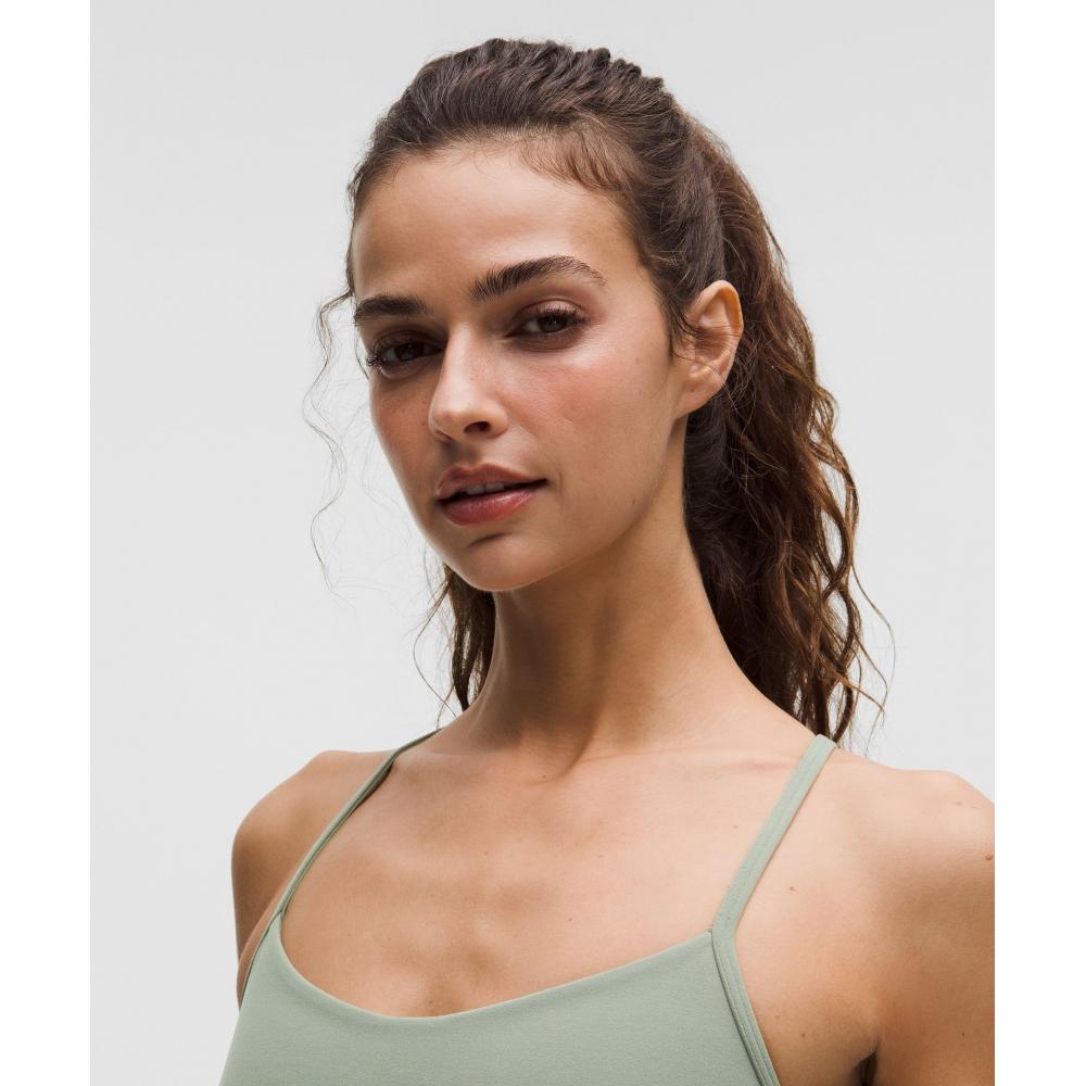 Lululemon Flow Y BrA Nulu  Light Support  A C Cups Willow leAf