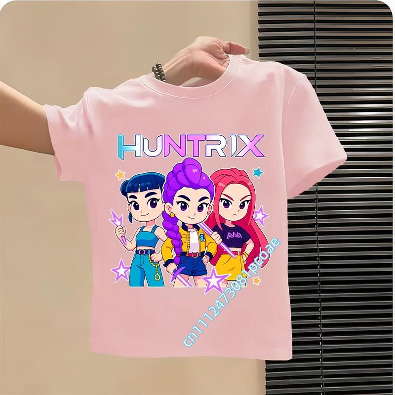 Style Children's Pure Cotton Short-Sleeved Cartoon Printed Summer T-Shirt - Girls' Casual Shirt for Leisure, Boys' Sports Shirt