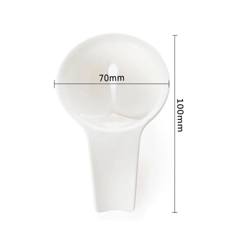 

1PC Food Grade Plastic Egg White Separator with Bowl Edge Silicone Buckle for Egg Liquid Manual Egg Filter