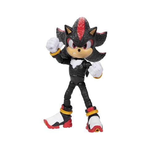 Sonic the Hedgehog Sonic 3 Movie Action Figures 2nd Series 5-Inch Shadow [Parallel Import]