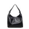 Tote bag women's lazy wind large-capacity bag women's new simple design commuter versatile soft leather shoulder bag