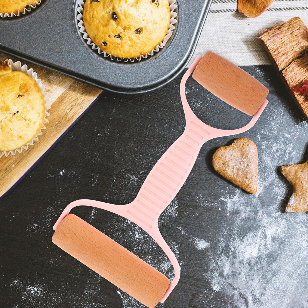 Dual Ends Rolling Pin for Dough Baking and Pastry Making Nonstick Kitchen Rolling Tool Convenient Dough Roller