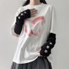 Sexy Mittens Music Festival Fingerless Gloves Party Supply Costume Arm Gloves Knitting Fingerless Arm Sleeve