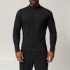 Men's Stand Collar Hoodie Jacket, Solid Color Fleece Pullover for Outdoor Sports, Gym, Casual Wear, Home & Commute, Warm & Comfortable