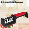 Profesjonell 3/4 Formål Knivsliper Multi-Kjøkkenkniv Saks Slipestein Håndholdt Rask Knivsliperverktøy