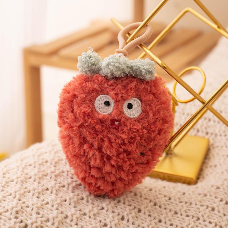 Cute Keychain Mobile Phone Bag Pendant Small Gift Car Accessories Creative Accessories Grab Machine Doll Doll