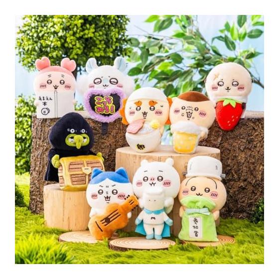 Chikawa A Stuffed Toy That You Can Watch from Your Desktop (Hachiware Holding a Guitar)