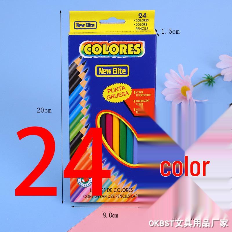 

Набор цветных карандашей на масляной основе для детей - Доступен в 12, 18, 24 и 36 цветах - Идеально подходит для рисования в начальной школе HB