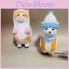 Wooden Craft Decor Lucky Cat Car Hanging Ornament For Home Office Gifts