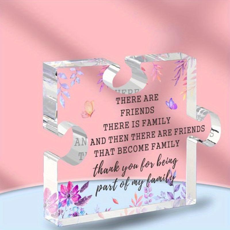 

Friendship Acrylic Souvenir - Versatile Gift for Colleagues & Long-Distance Friends with Photography Utility чистый